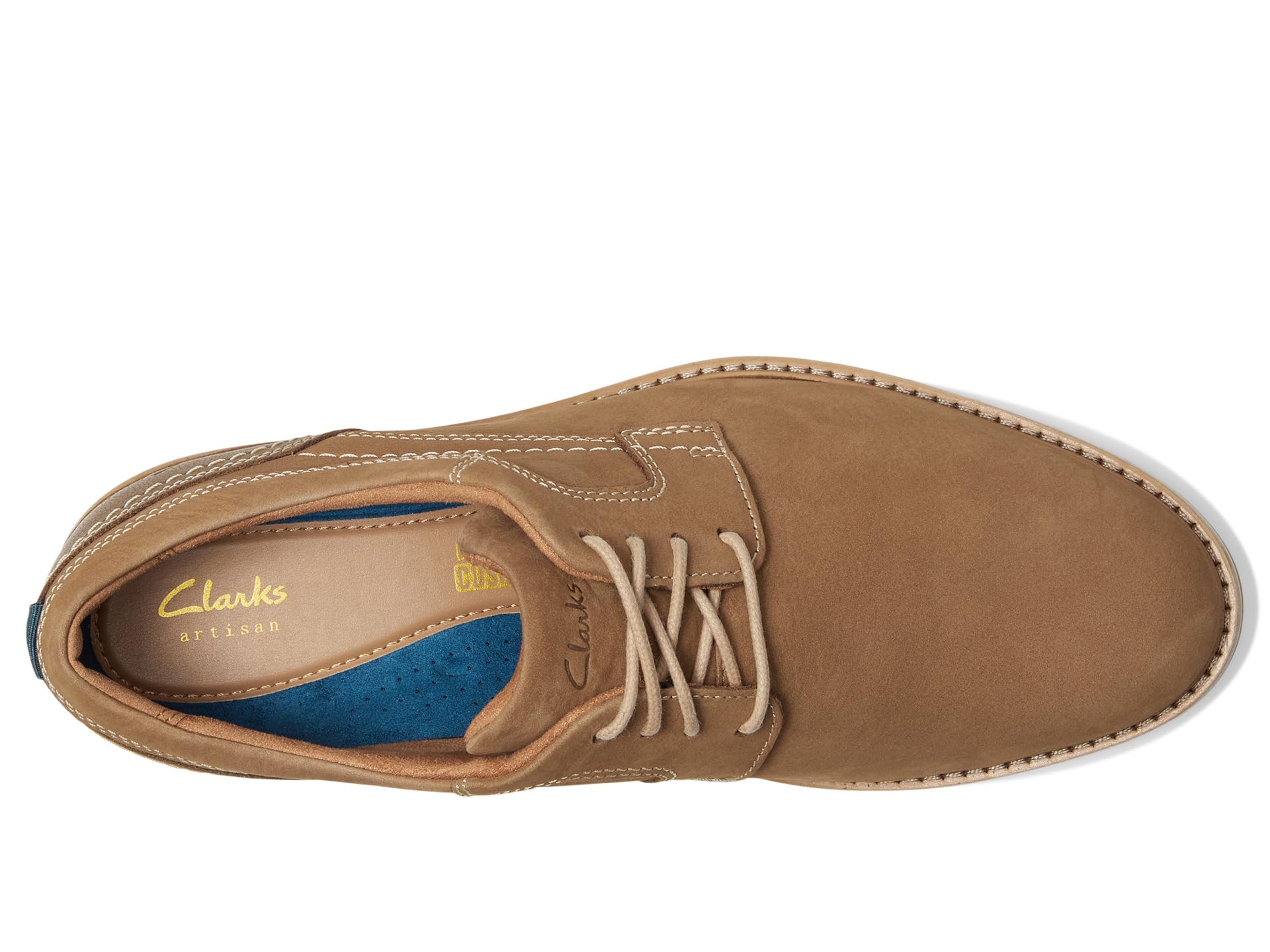 Туфли Clarks Monahan Plain, цвет Sand Nubuck — фото 2