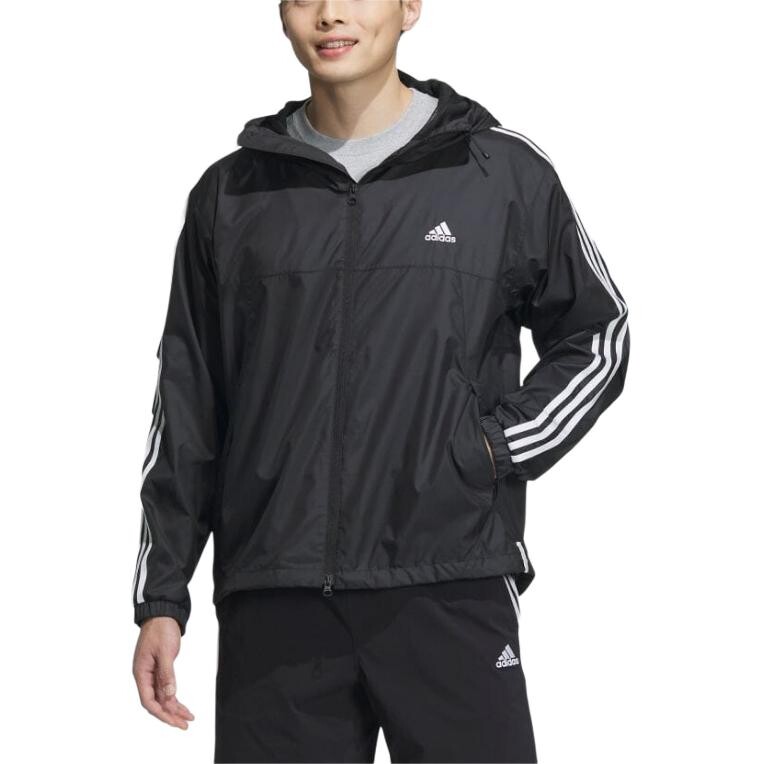 

Ветровка Adidas Essentials Plus, черный
