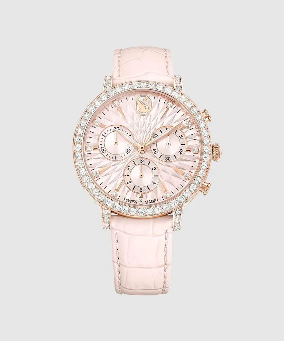 

Женские часы Pave розового цвета Swarovski, розовый
