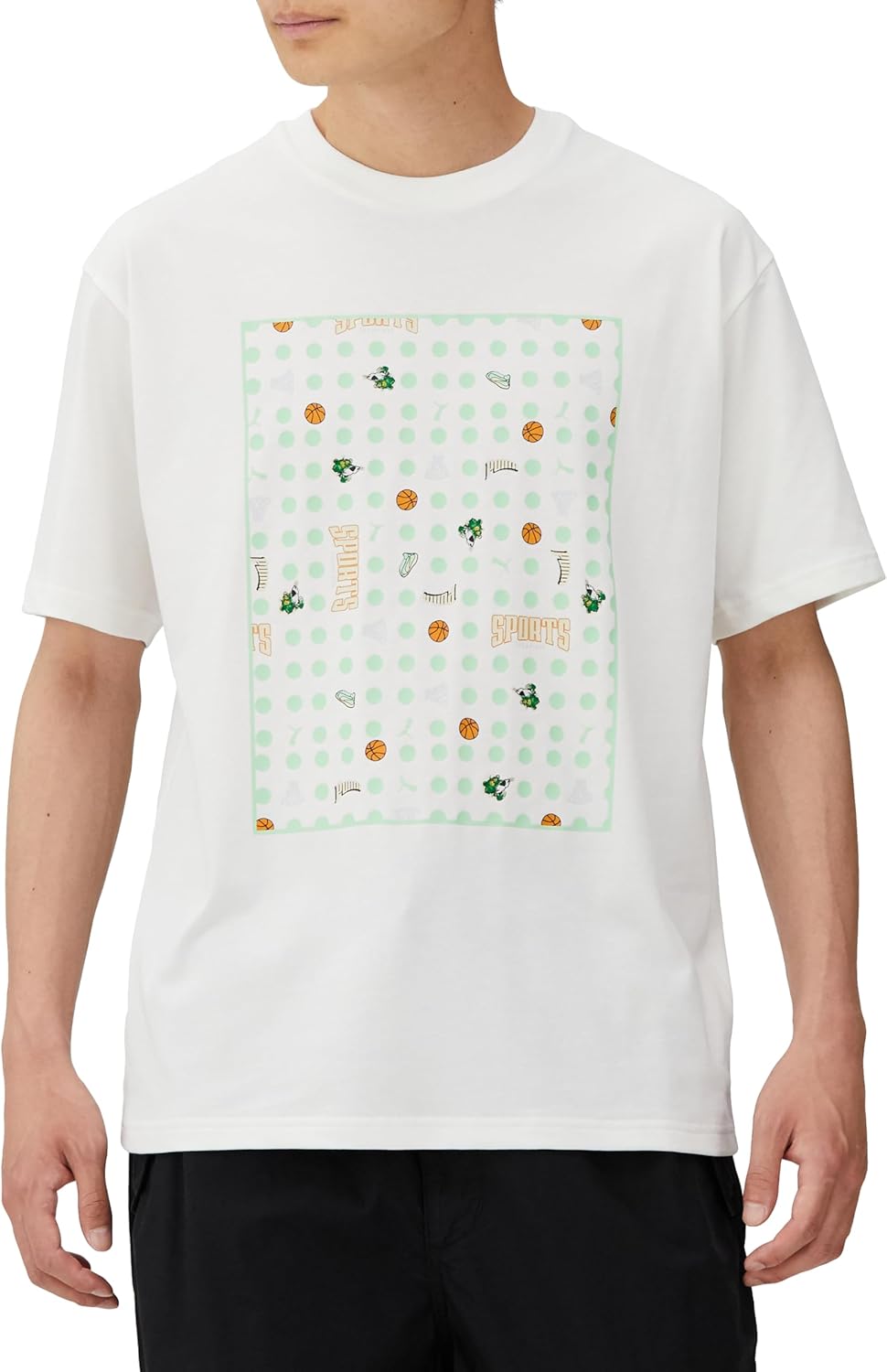 

Мужская повседневная футболка Puma 625678 Super MX SS, белый