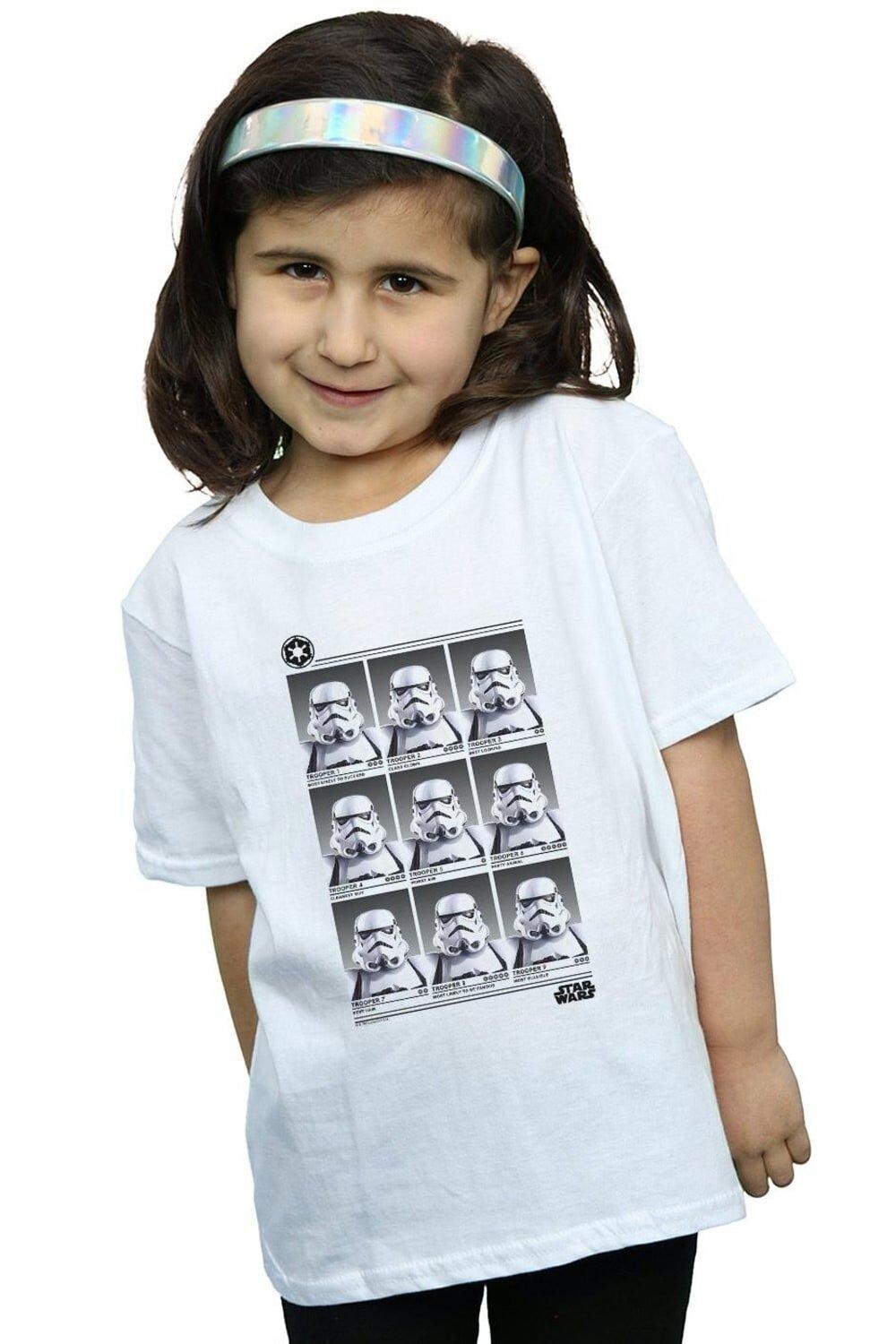 

Хлопковая футболка Stormtrooper Yearbook Star Wars, белый