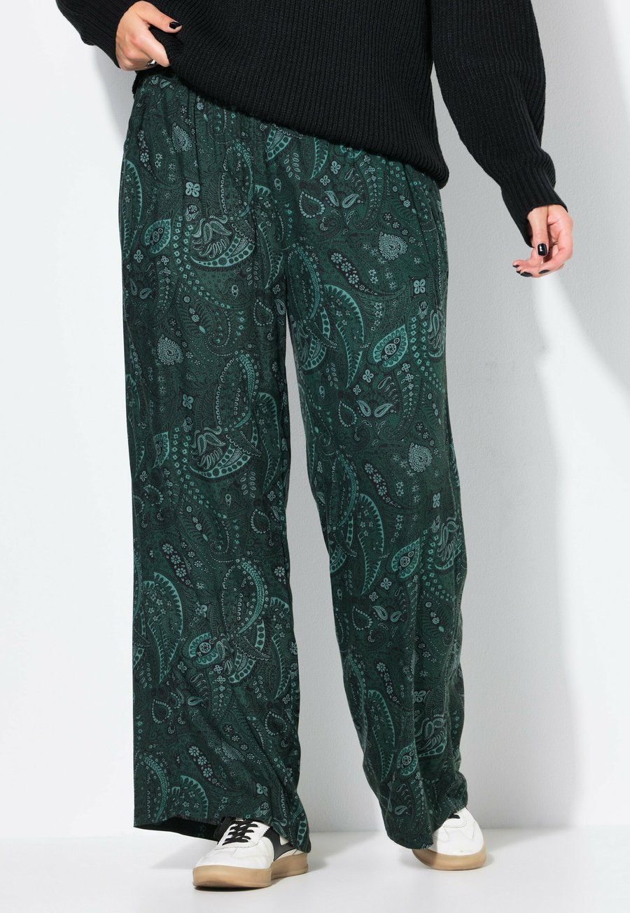 

Брюки Studio Untold PALAZZO- WIDE HIGHWAIST ALLOVER, Pale Petrol/Teal