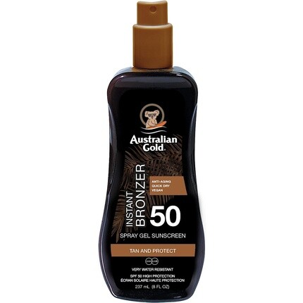

Гель-спрей Spf 50 с бронзатором 237мл, Australian Gold