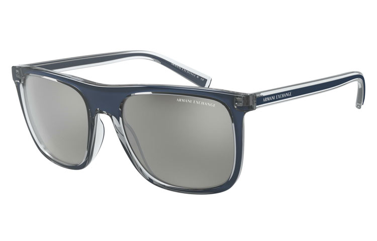 

ARMANI EXCHANGE Квадратные солнцезащитные очки унисекс серые, Gray