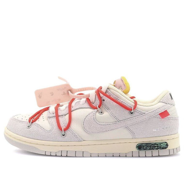 

Кроссовки x off white dunk low Nike, серый