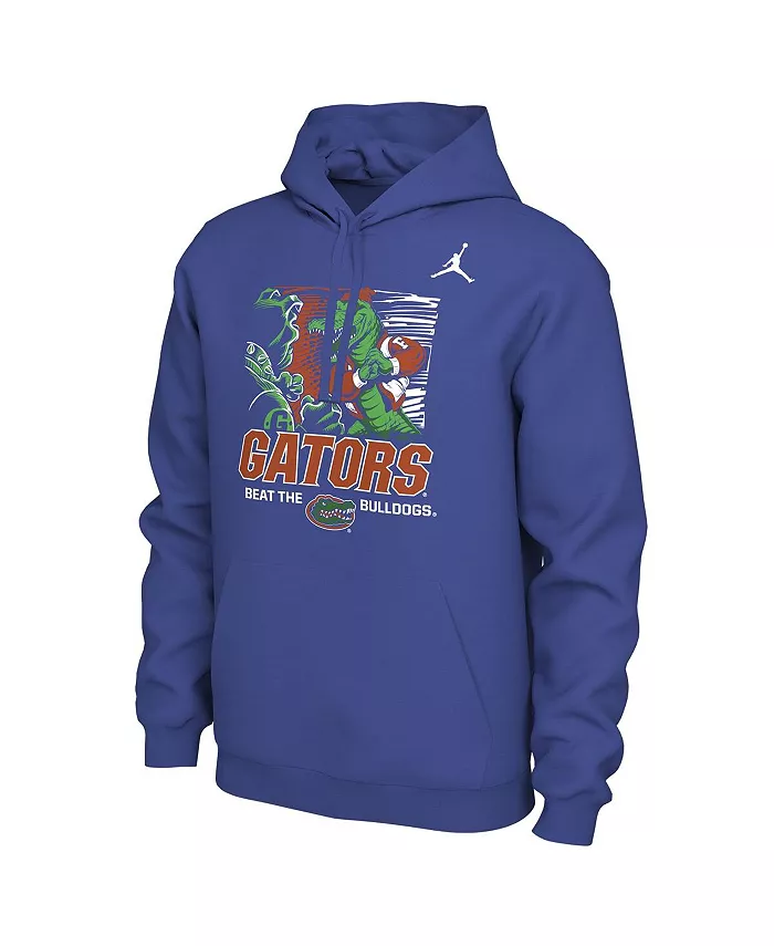 Мужская толстовка с капюшоном Royal Florida Gators FL/GA Rivalry Pullover Hoodie Nike — фото 2