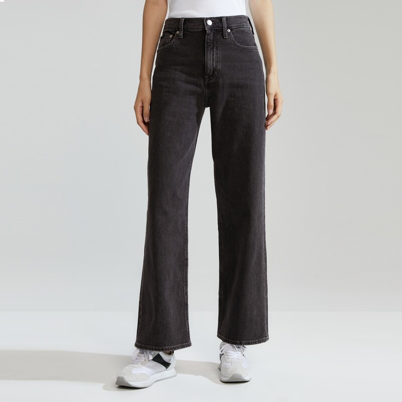 

Джинсы потертые женские Calvin Klein Jeans с высокой талией, серый