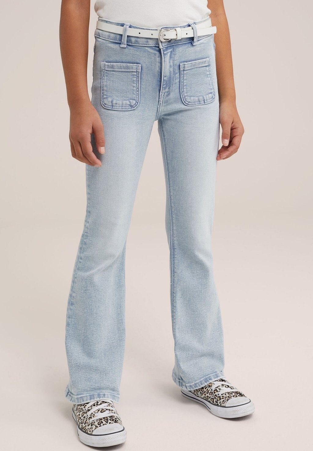 

Широкие джинсы Met Stretch WE Fashion, серые