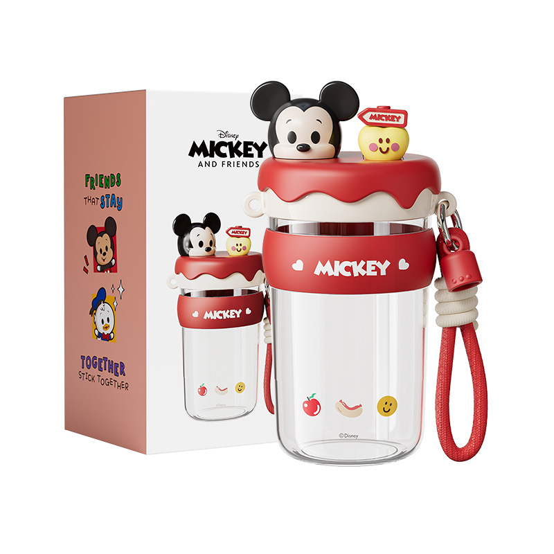 

Детская кружка с персонажами Titan пластиковая 600 мл/520 мл Disney, Mickey Mouse