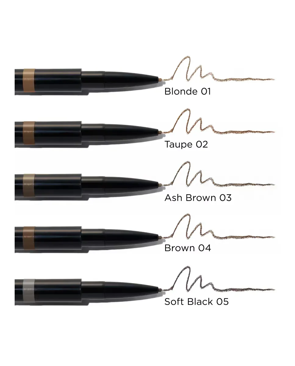 Корректирующий карандаш для бровей 3 в 1 Brow Perfector Elizabeth Arden, Soft Black 05 — фото 4