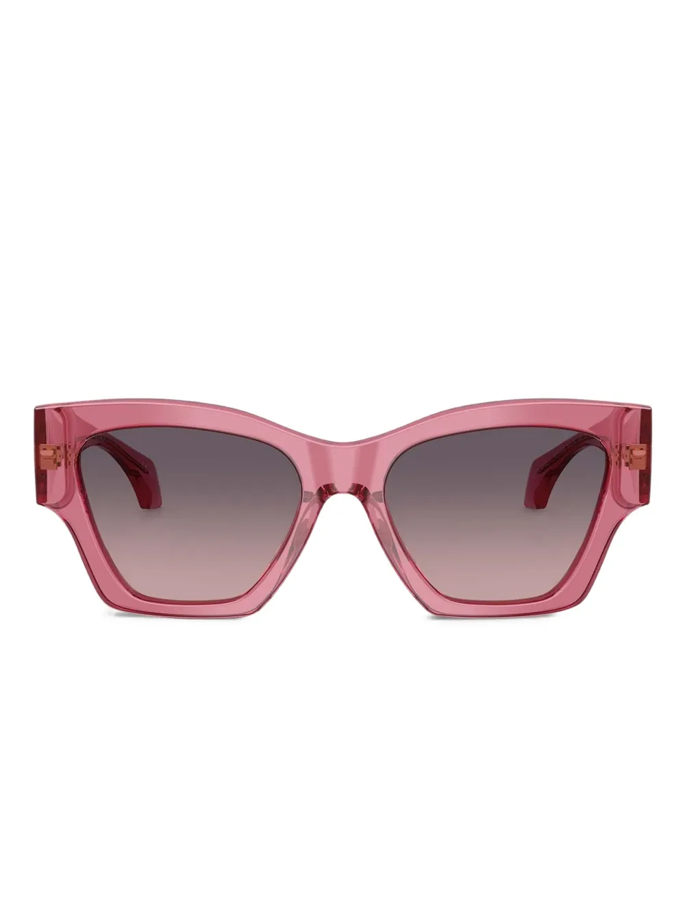 

Солнцезащитные очки в оправе 'кошачий глаз' Versace Eyewear, розовый