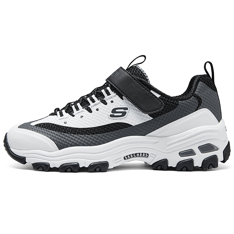 

Детские повседневные кроссовки Low Top бело-черные Kids' Skechers