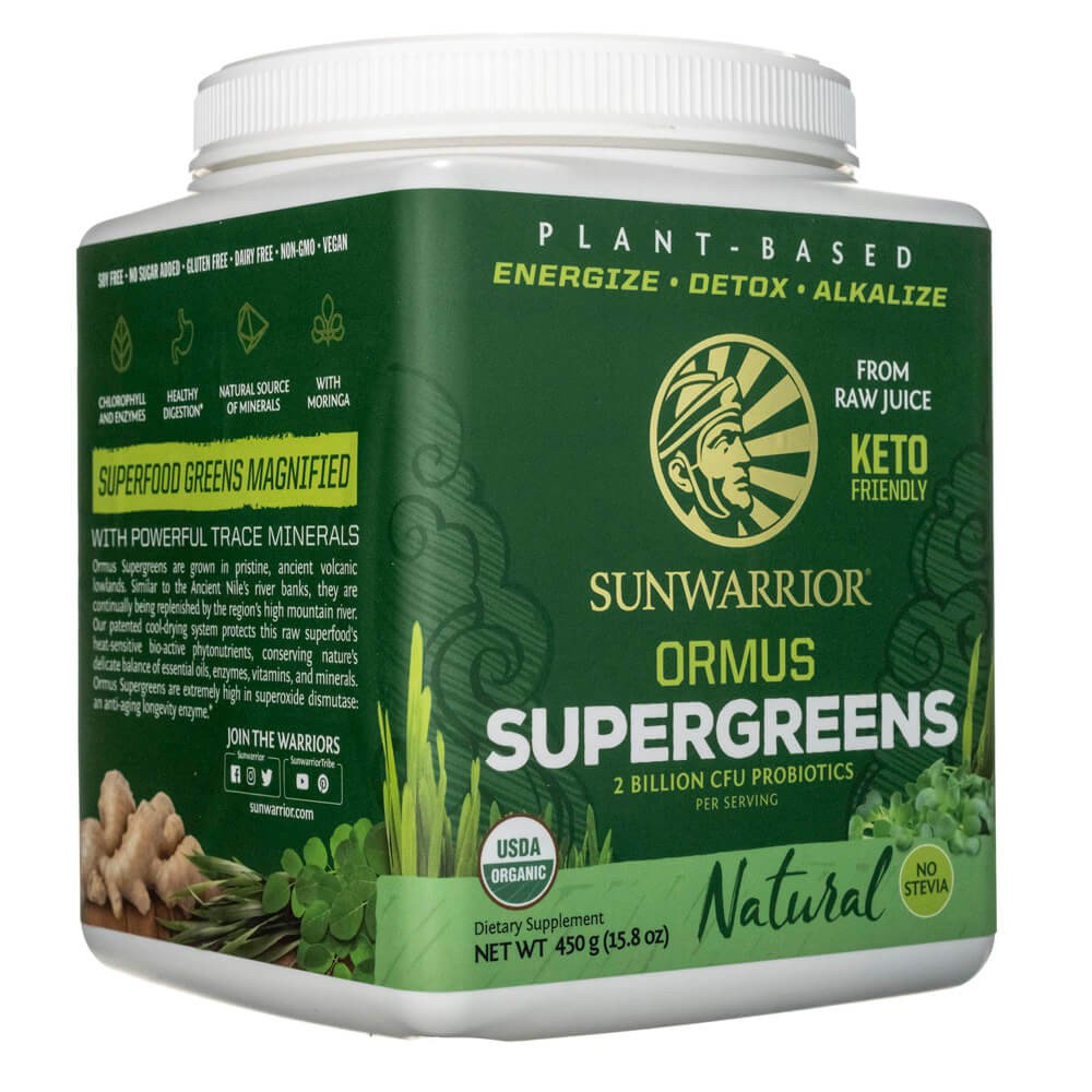 

Sunwarrior Ormus SuperGreens натуральный без вкуса - 450 г