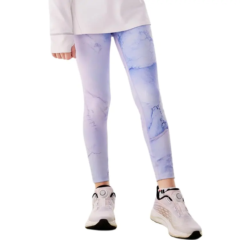 Вязаные спортивные штаны с принтом для подростков FILA KIDS, All Over Print — фото 4