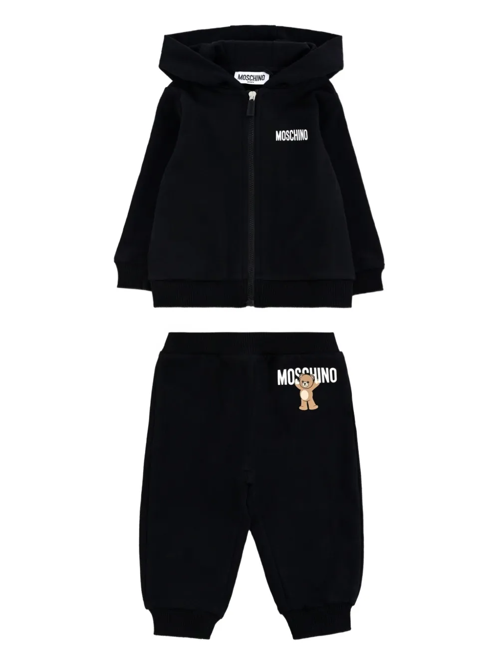 

Спортивный костюм с принтом Teddy Bear Moschino Kids, черный