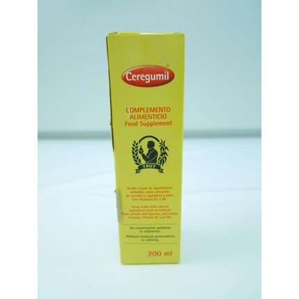 

Церегумил 200 мл сиропа, питательные вещества из злаков, бобовых, меда и сахара, Cstll