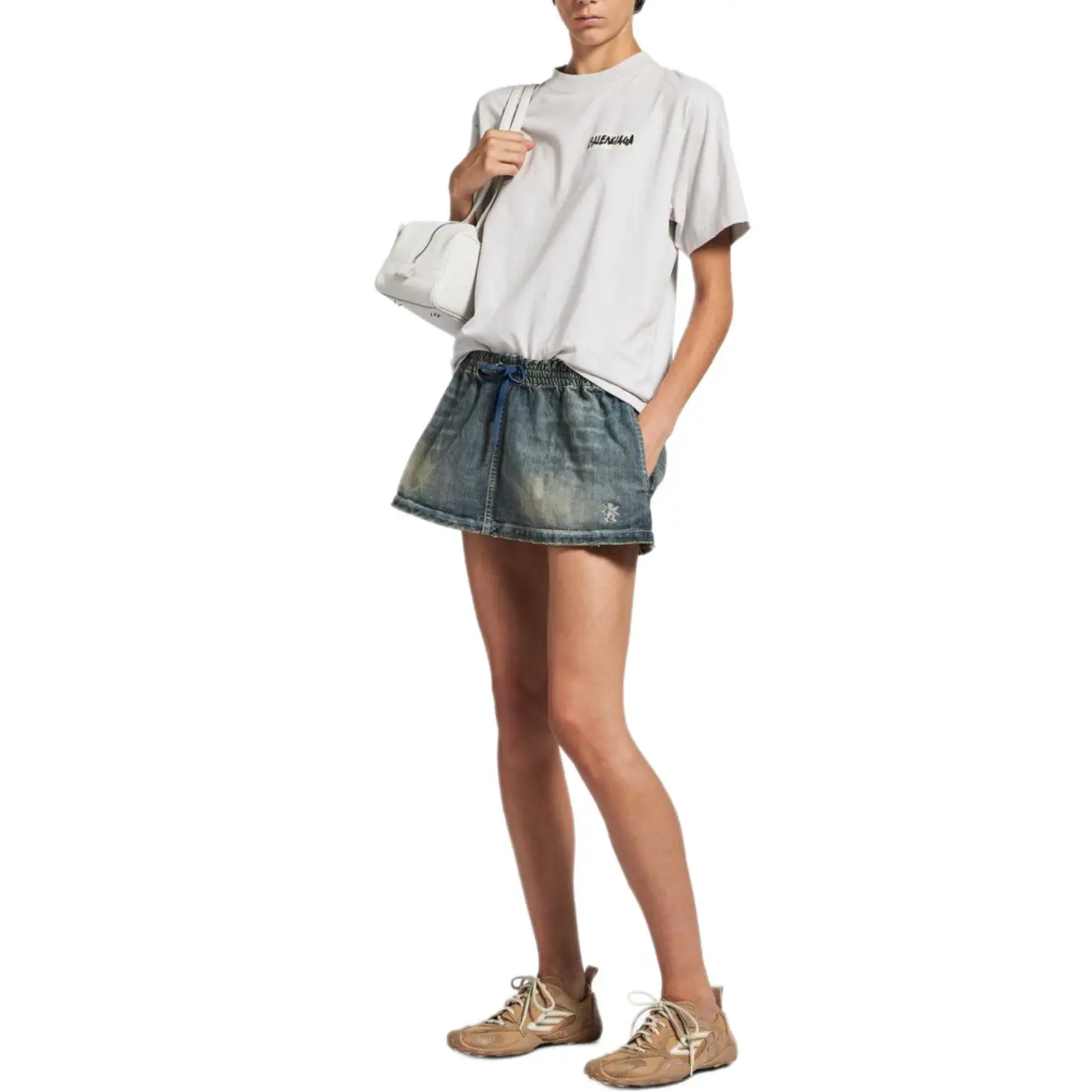 Футболка SS26 женская Regular Fit Balenciaga, белый — фото 3
