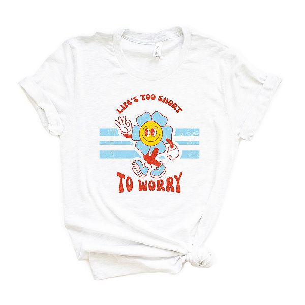 

Футболка Life's too short с принтом Simply Sage Market, White, Белый, Футболка Life's too short с принтом Simply Sage Market, White