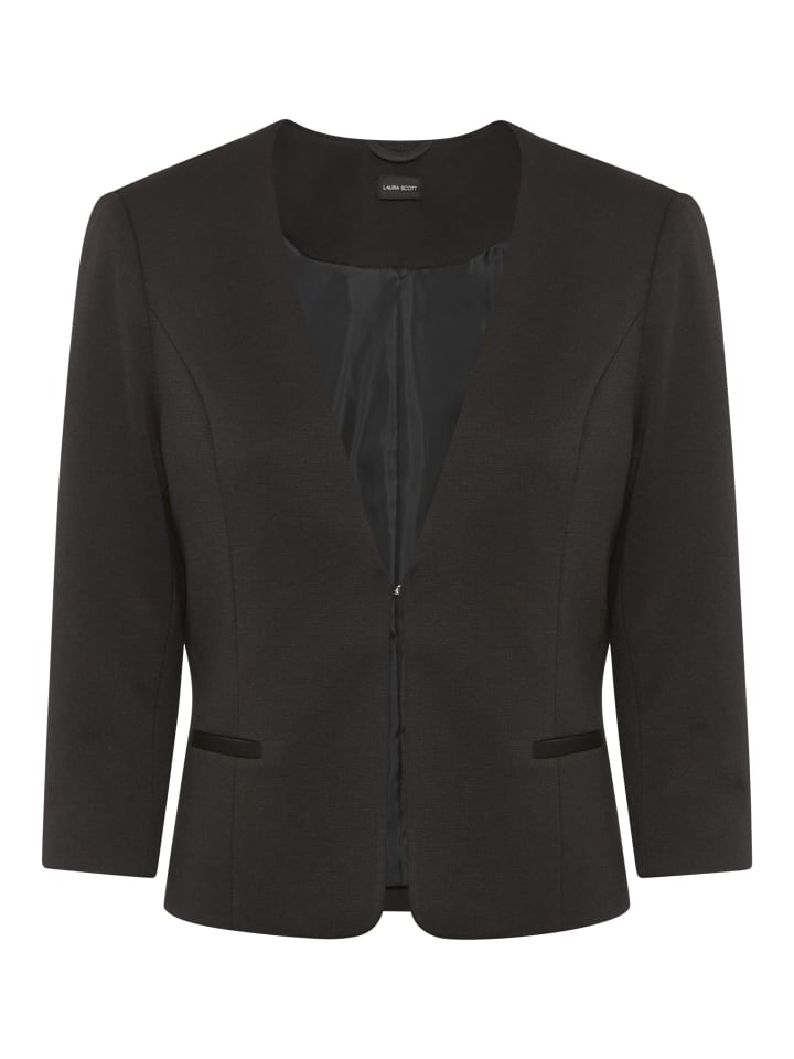 

Laura Scott Короткий пиджак черного цвета