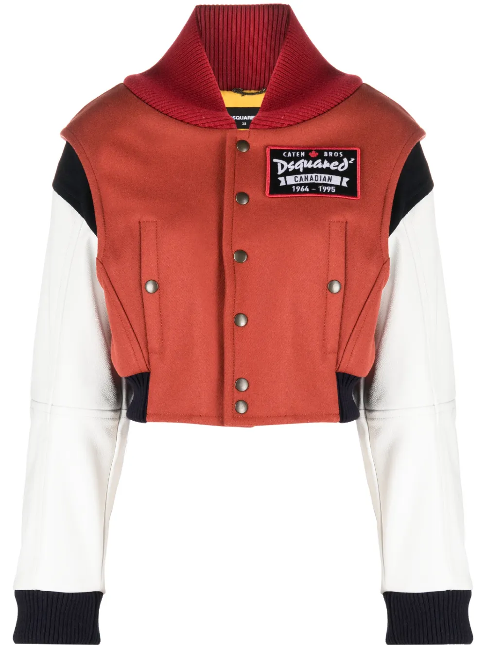 Бомбер с нашивкой-логотипом DSQUARED2, красный