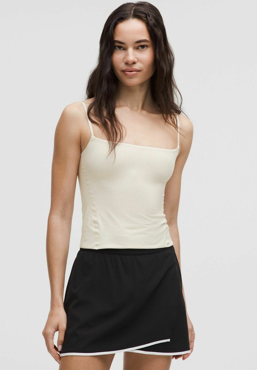 

Топ lululemon NULU SPAGHETTI-STRAP ADJUSTABLE CAMI, Light Ivory/Not Defined