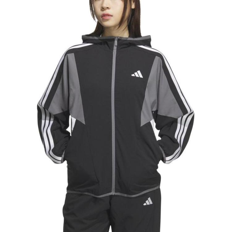 Adidas Куртка женская Team Aeroready черная, Black — фото 3