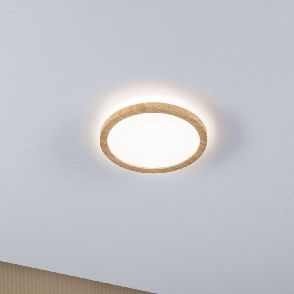 

Светодиодный потолочный светильник Paulmann Atria Shine Backlight под дерево Ø 19см, коричневый