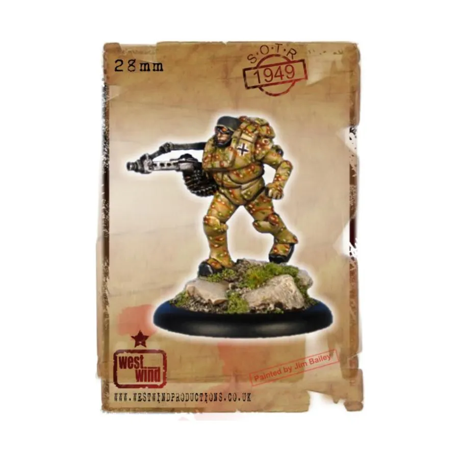 

Парашютная броня с MG46, Secrets of the Third Reich 1949 - German (28mm)