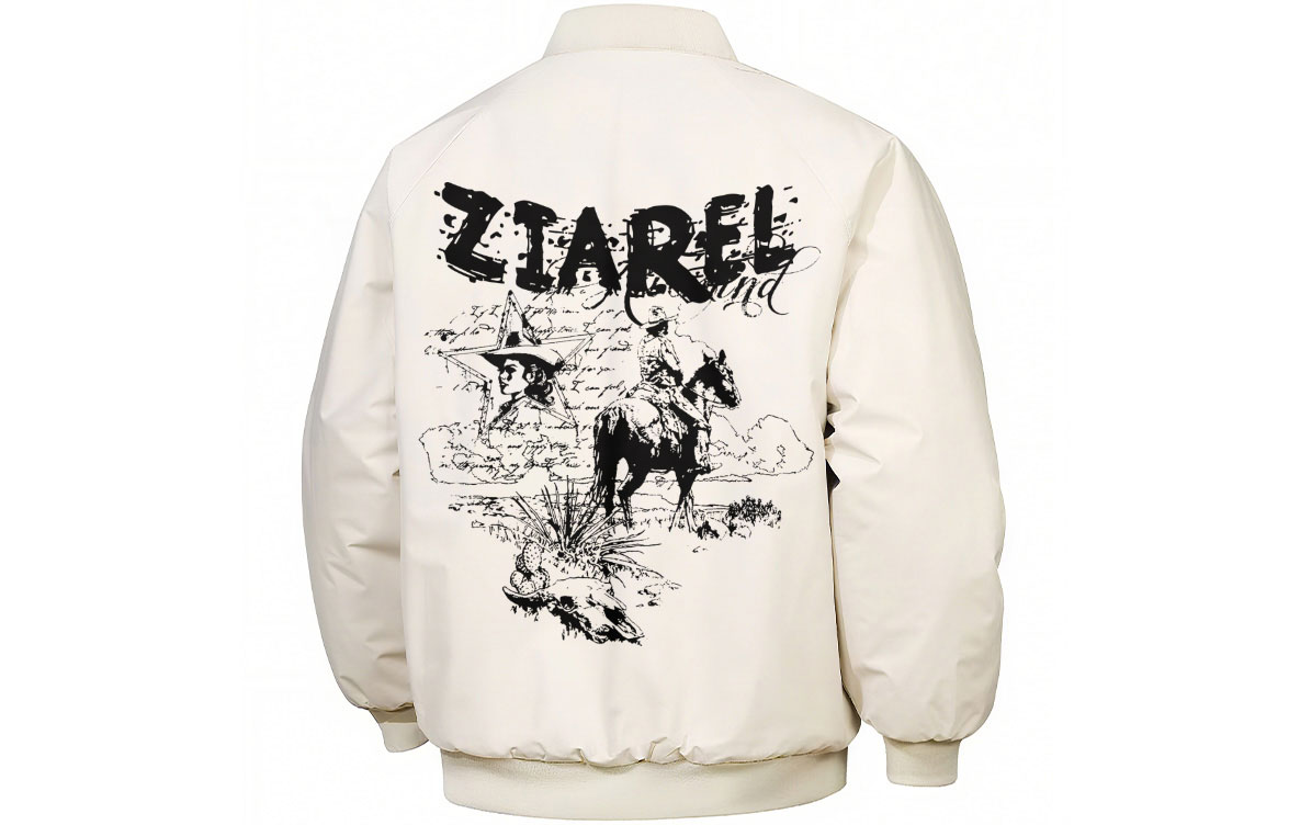 

Пуховик Unisex с воротником-стойкой и подкладкой из флиса ZIAREL, хаки