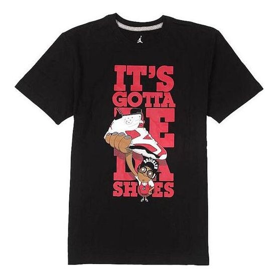 

Футболка Nike AS IT'S GOTTA BE DA SHOES T-shirt 'Black', черный