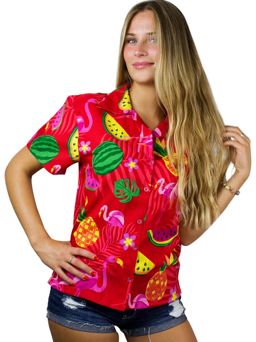 

Блуза King Kameha Flamingo Melone, красный