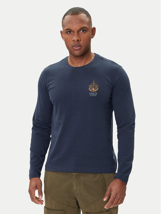 

Лонгслив regular fit 252TS2466UJ00703 Aeronautica Militare, синий