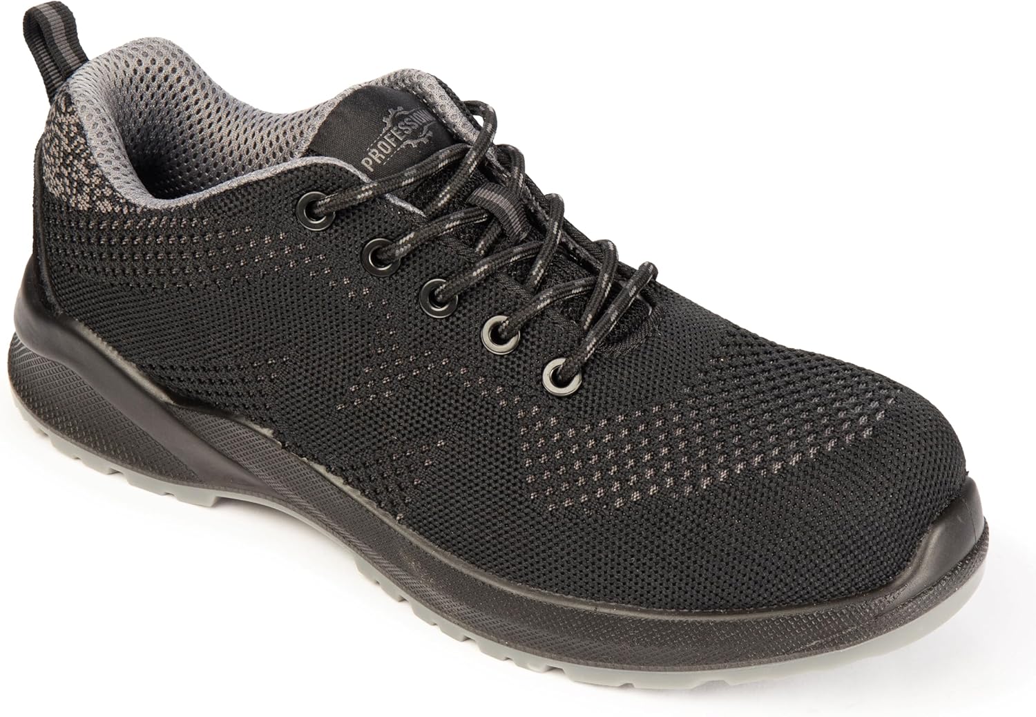 

Кроссовки YURINOX Professional - композитный защитный носок - легкие и прочные - защитная и рабочая обувь, черный