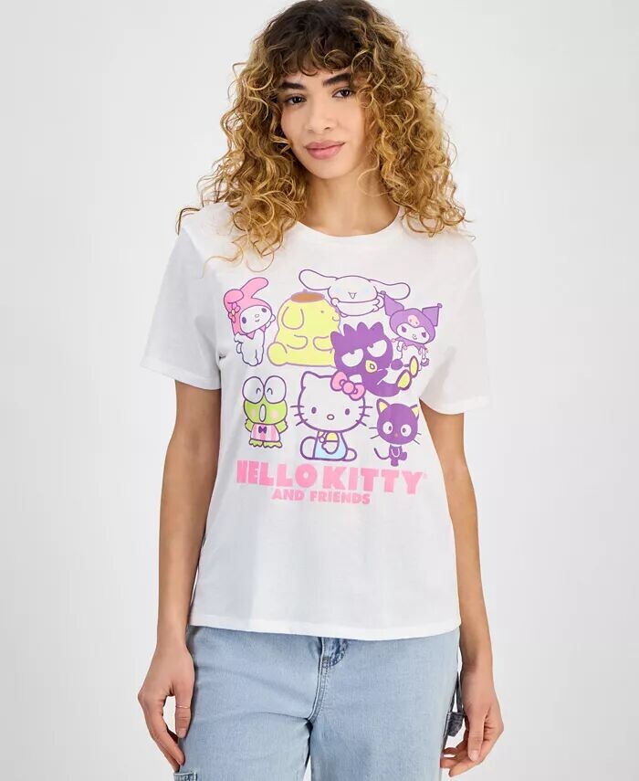 

Футболка с круглым вырезом Hello Kitty & Friends для юниоров Love Tribe, белый