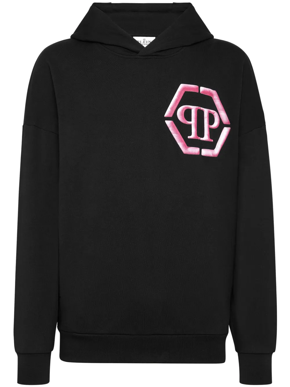 

Худи с принтом Hexagon Philipp Plein, черный