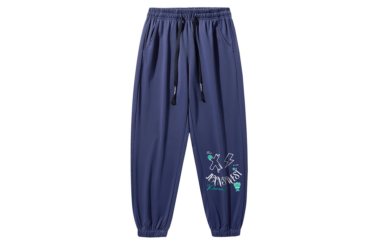 

Jeanswest Jean West Трикотажные спортивные штаны унисекс, Глубокий морской синий