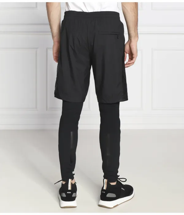 Спортивные штаны t_run 2-в-1 Regular fit Boss Green, черный — фото 4