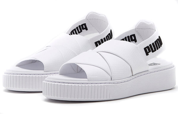 Сандалии platform trace sports sandals 'white black' Puma, белый — фото 4