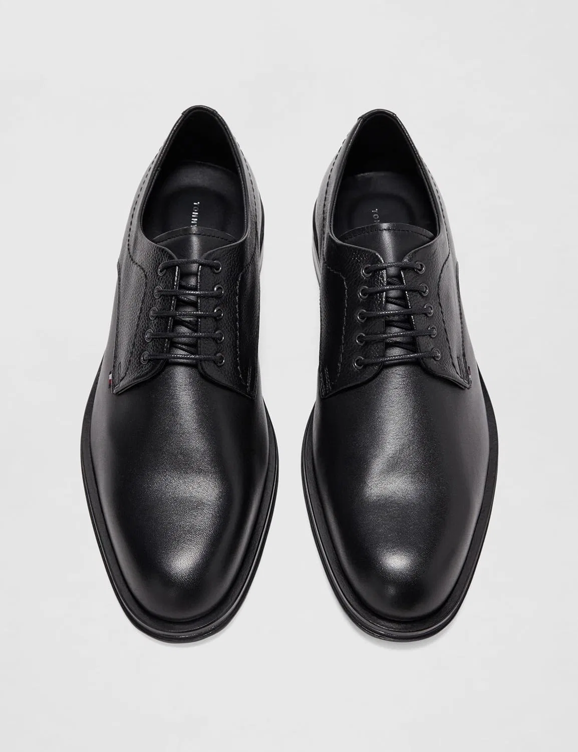 Мужские корпоративные туфли-дерби Tommy Hilfiger Hilfiger LTH Fm0fm05581, Black — фото 4