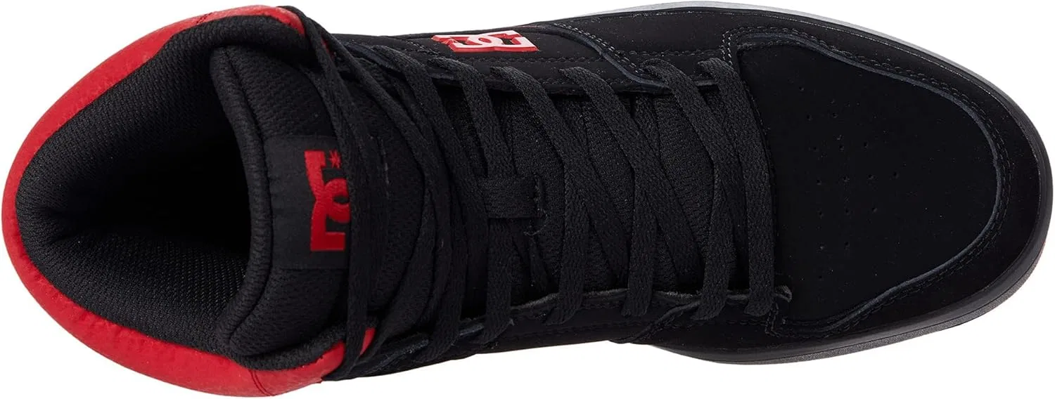 Высокие кеды для скейтбординга DC Shoes, черный/черный/красный — фото 2