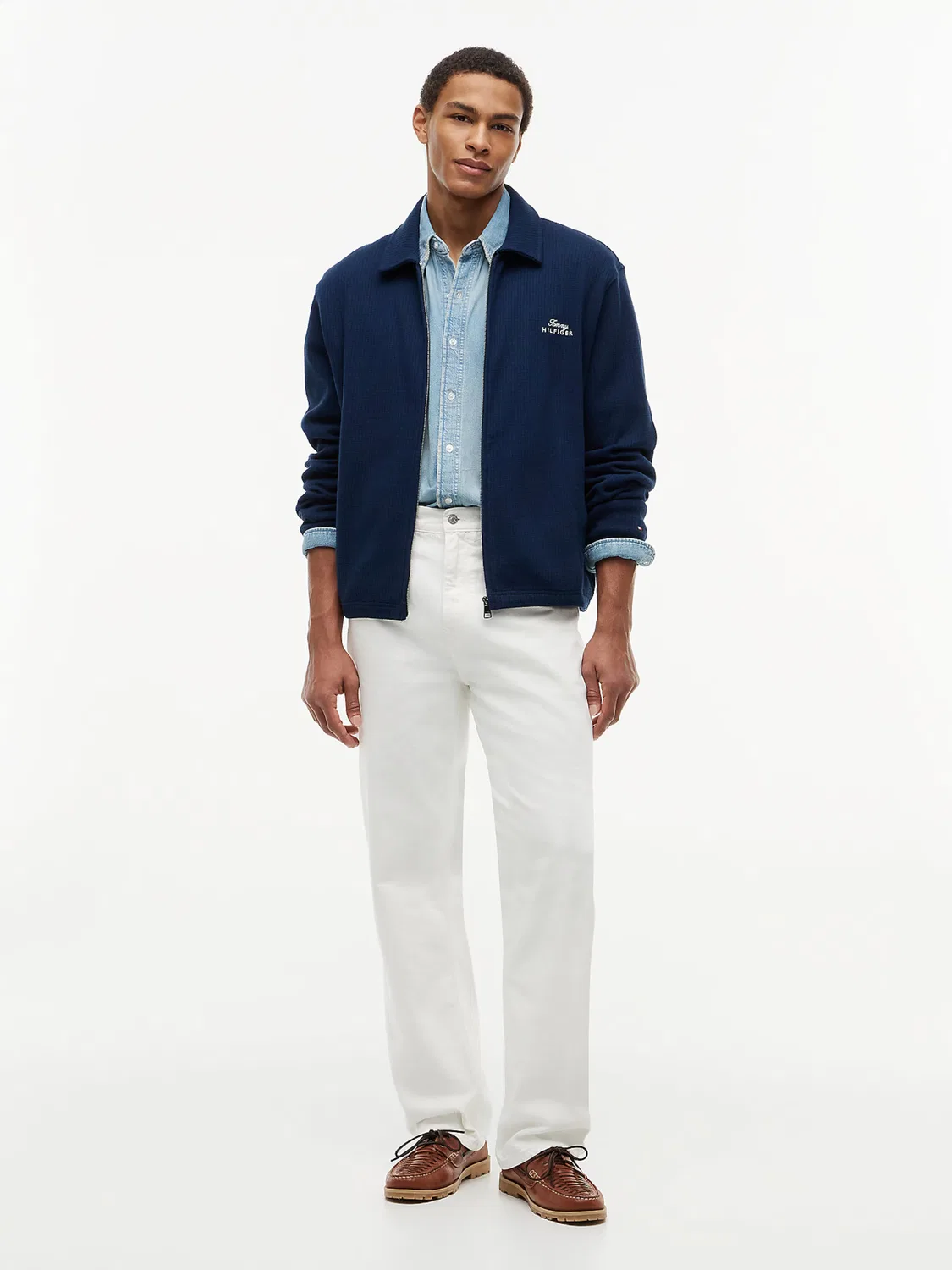 Джинсы свободного кроя Tommy Hilfiger, White — фото 3