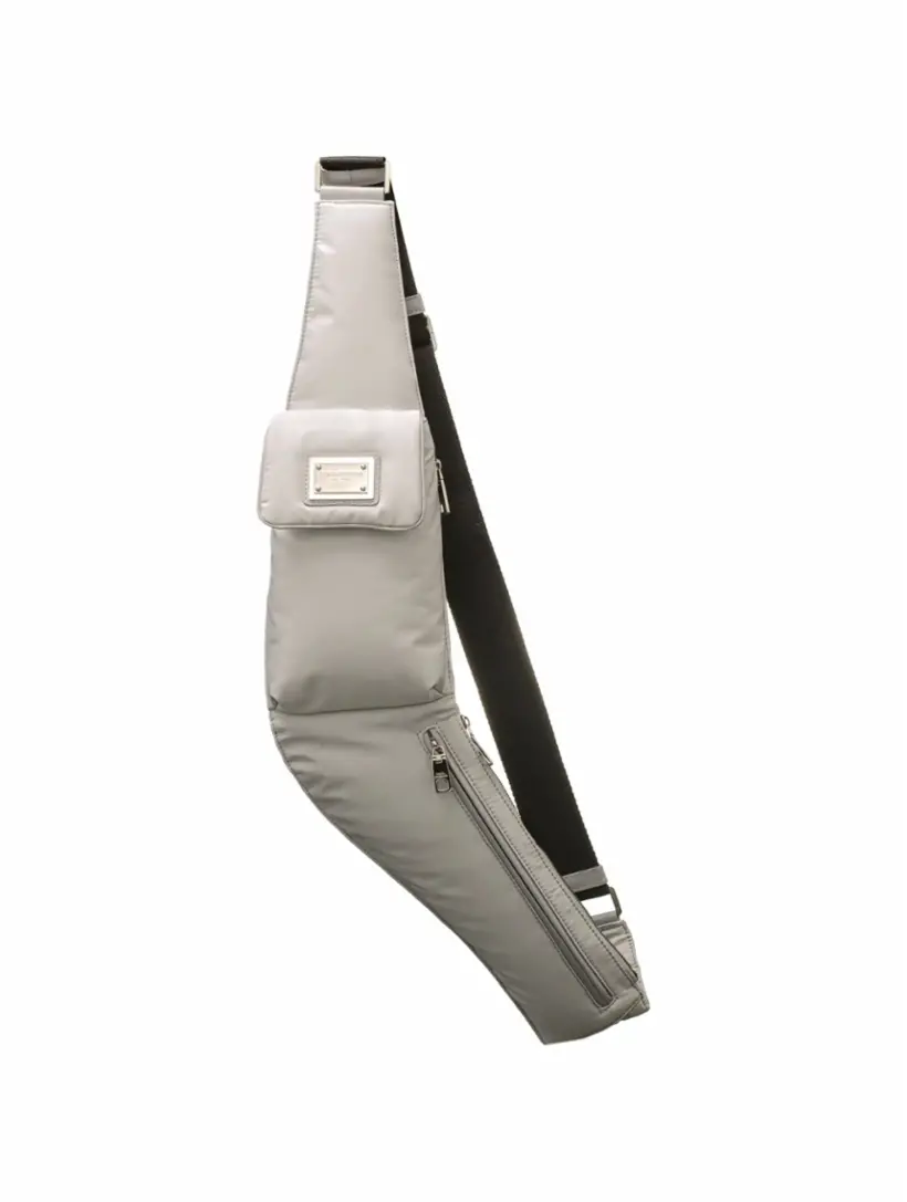 

Сумка через плечо с логотипом Dolce&Gabbana, серый