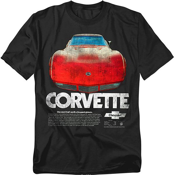 

Футболка с принтом Chevrolet Corvette Big & Tall Licensed Character
