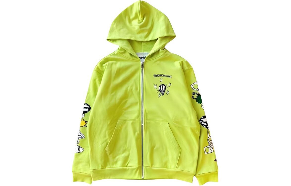 

Толстовка унисекс флуоресцентно-зеленая Chrome Hearts, зеленый