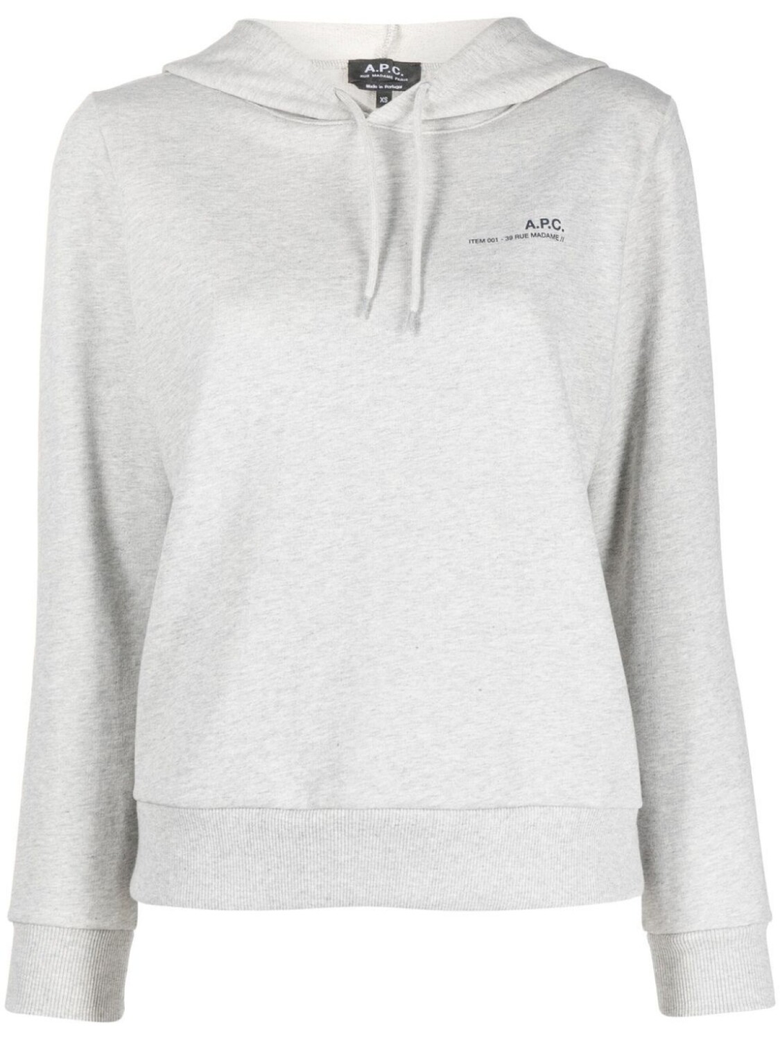 

A.P.C. худи с логотипом, серый