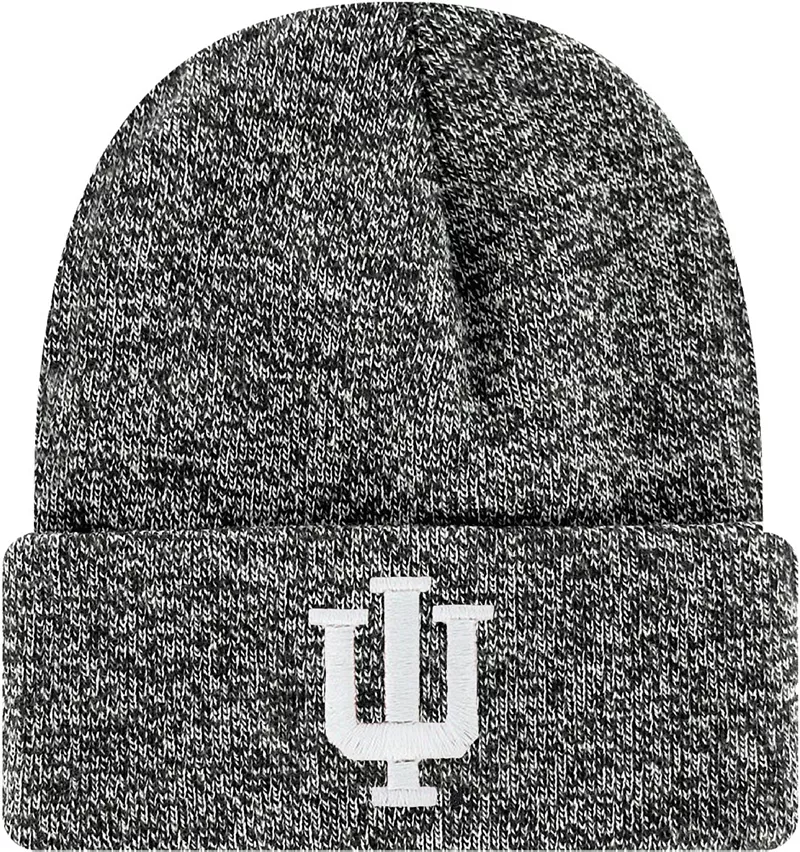

League-Legacy Adult Indiana Hoosiers Черная шапка с вязаным манжетом и логотипом