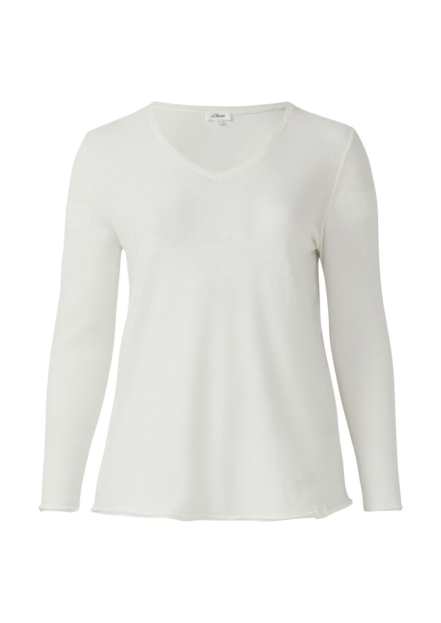 

Лонгслив s.Oliver, White