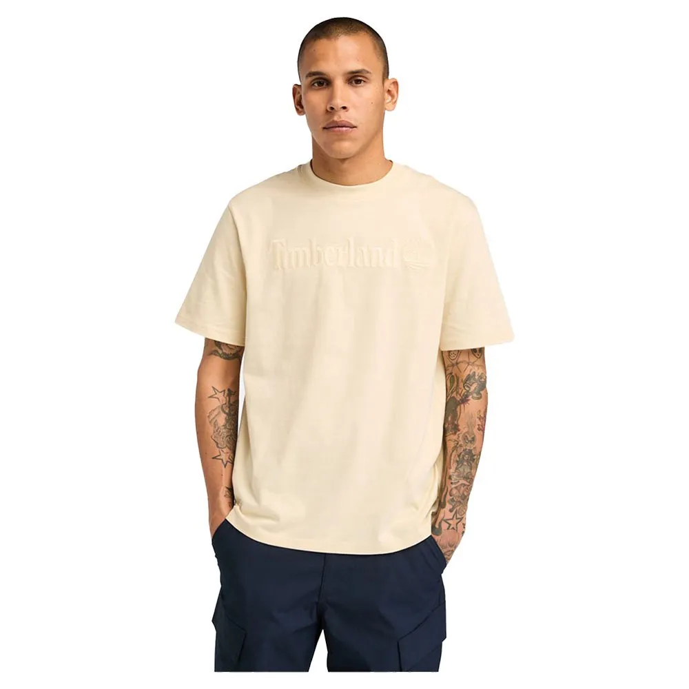 

Футболка с коротким рукавом Timberland Embroidery Tonal, бежевый