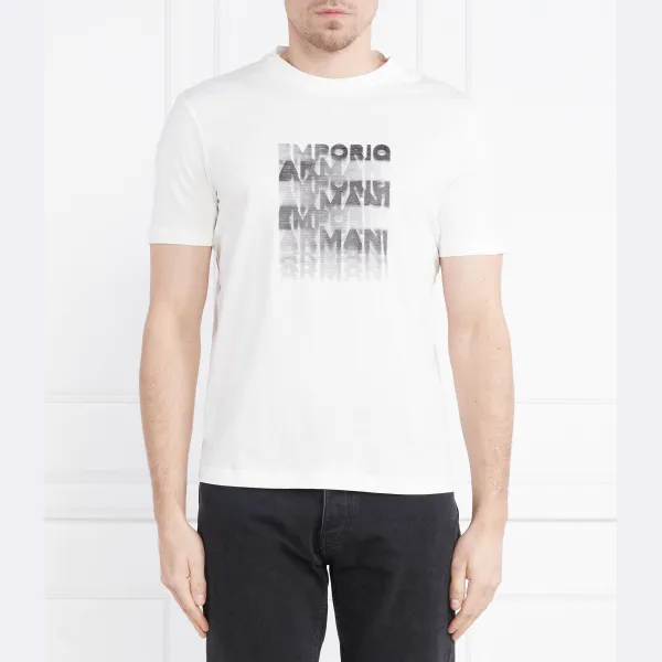

Футболка стандартного кроя Emporio Armani, белый