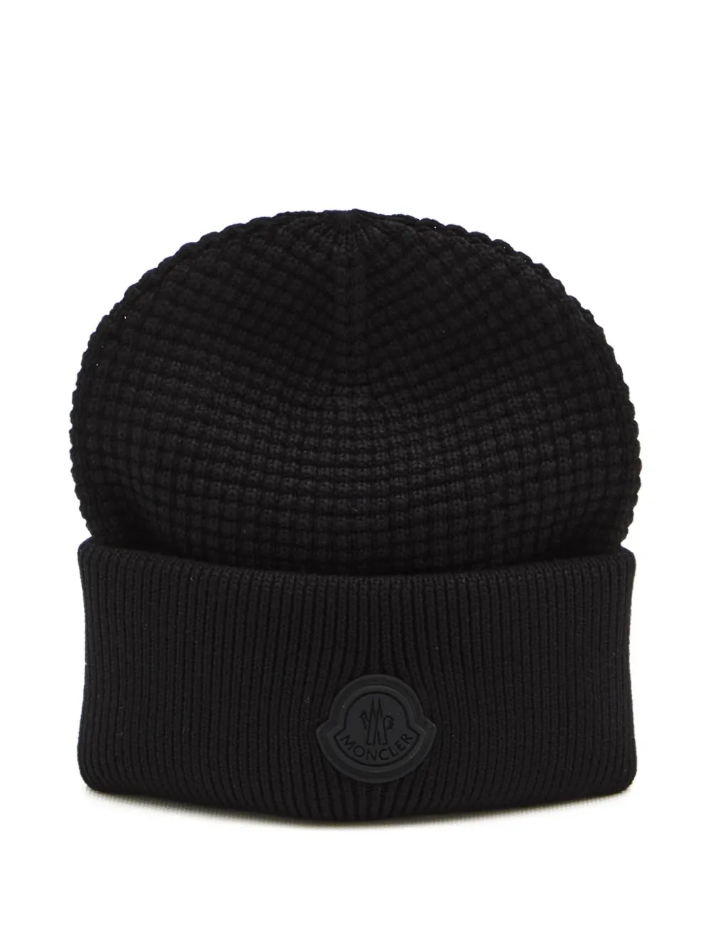 

Хлопковая шапка, связанная бриошем MONCLER